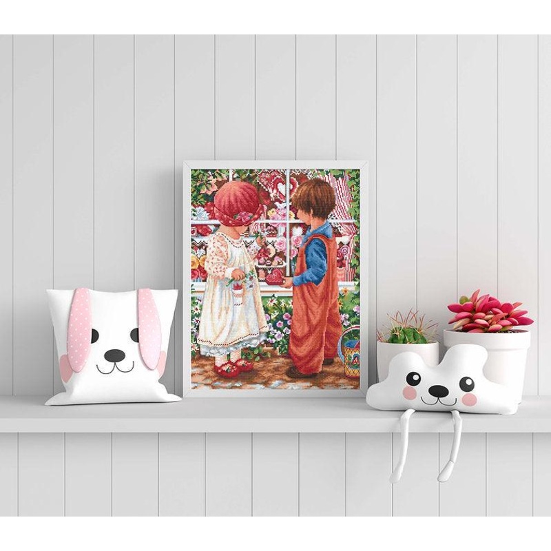 Valentines Treasure B2407L Counted Cross-Stitch Kit