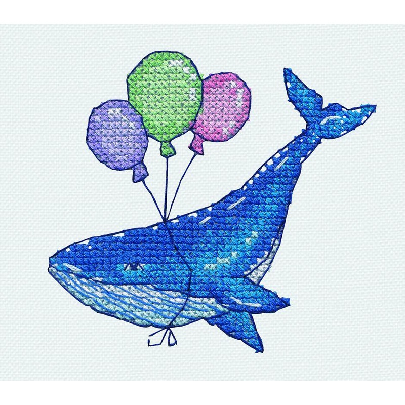 Whale 1228 Counted Cross Stitch Kit