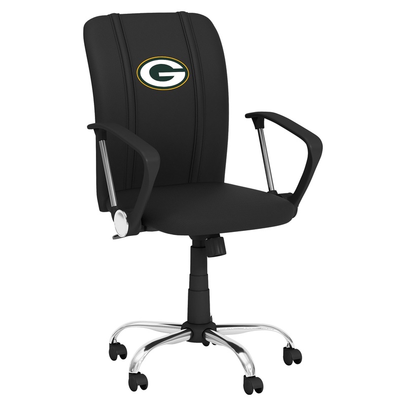Curve Task Chair with  Green Bay Packers Primary Logo