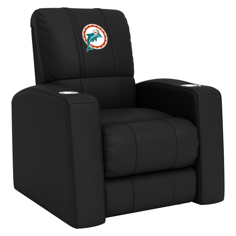 Relax Home Theater Recliner with  Miami Dolphins Alternate Logo