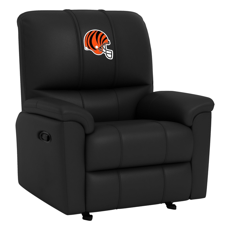 Rocker Recliner with Cincinnati Bengals Helmet Logo