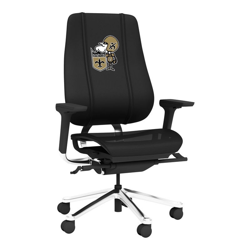 PhantomX Mesh Gaming Chair with New Orleans Saints Classic Logo