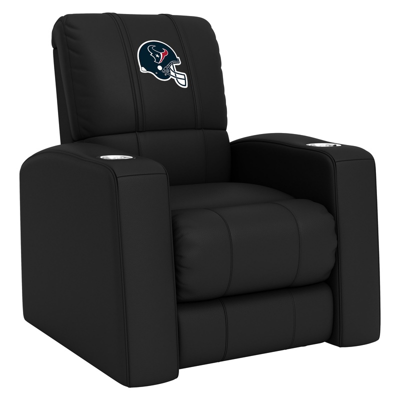 Relax Home Theater Recliner with  Houston Texans Helmet Logo