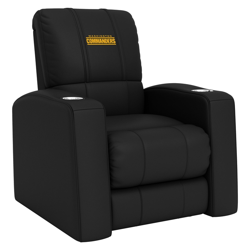 Relax Home Theater Recliner with  Washington Commanders Wordmark Logo