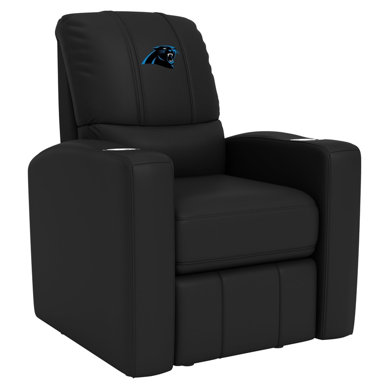 Stealth Recliner with  Carolina Panthers Primary Logo