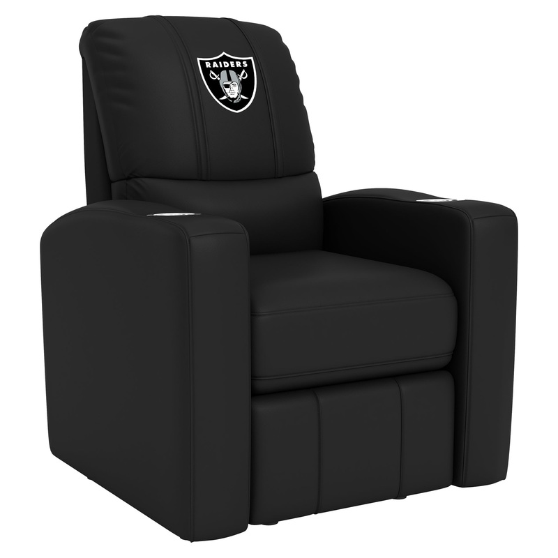 Stealth Recliner with  Las Vegas Raiders Primary Logo