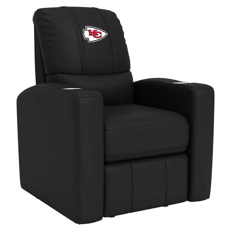 Stealth Recliner with  Kansas City Chiefs Primary Logo