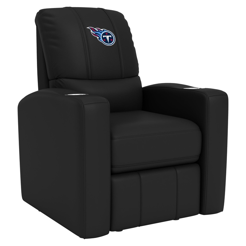 Stealth Recliner with  Tennessee Titans Primary Logo