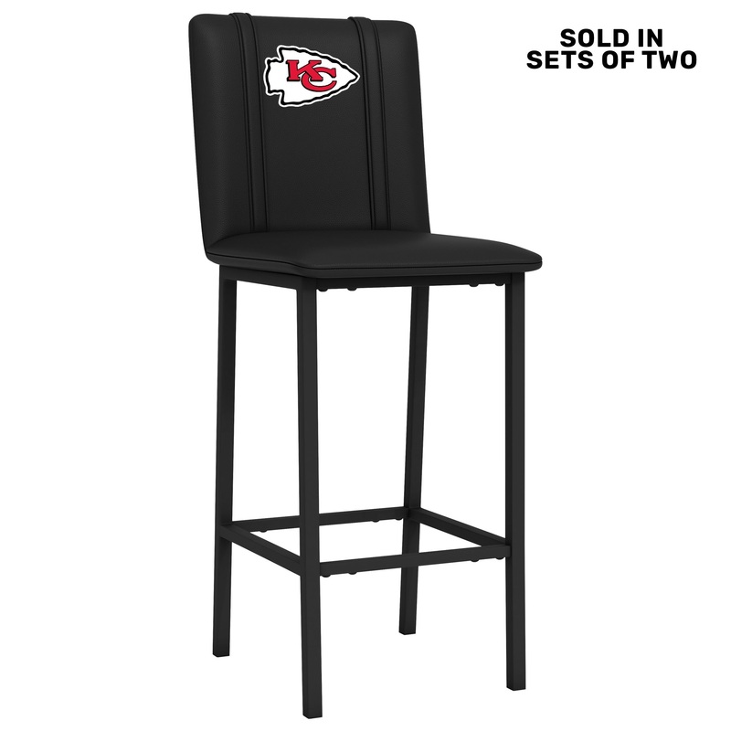 Bar Stool 500 with Kansas City Chiefs Primary Logo Set of 2