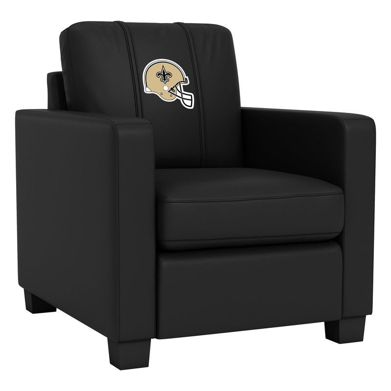 Dyno Stationary Club Chair with  New Orleans Saints Helmet Logo