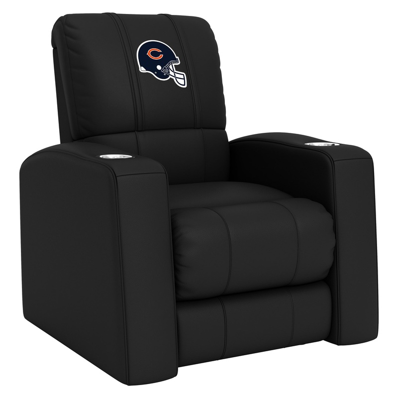Relax Home Theater Recliner with  Chicago Bears Helmet Logo
