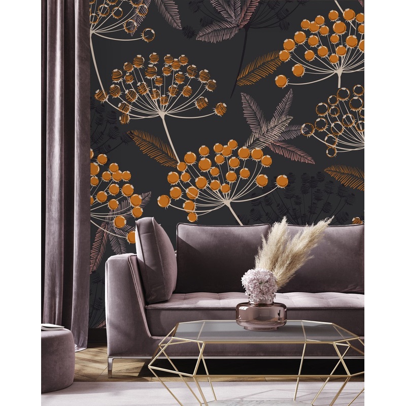 Berries on Dark Wallpaper