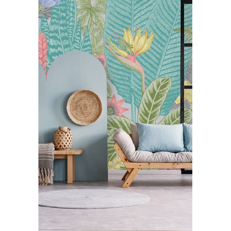 Hand Drawn Exotic Plants Wallpaper