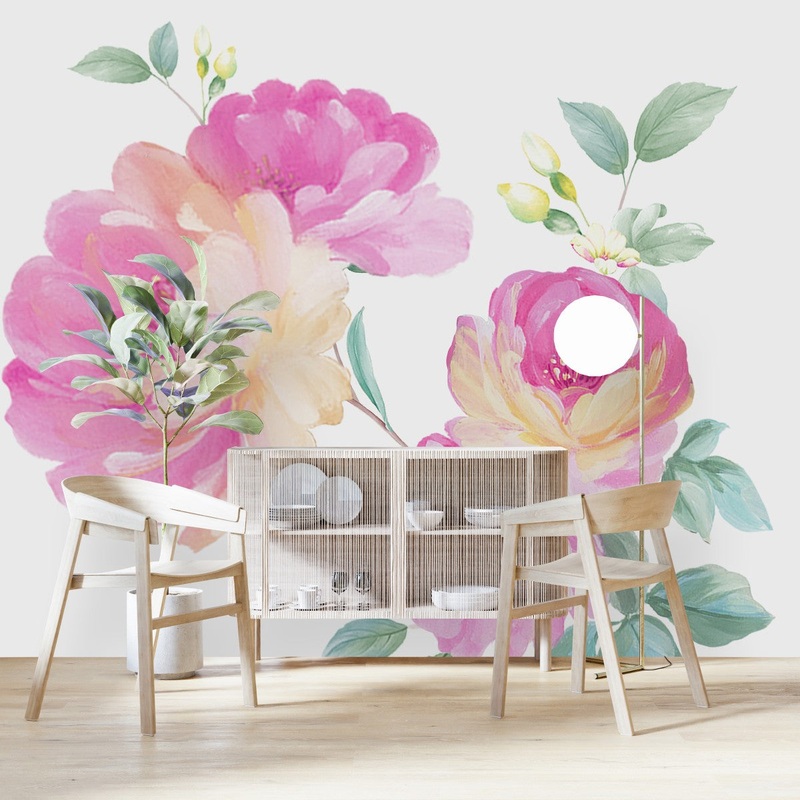 Pink Peonies Wallpaper
