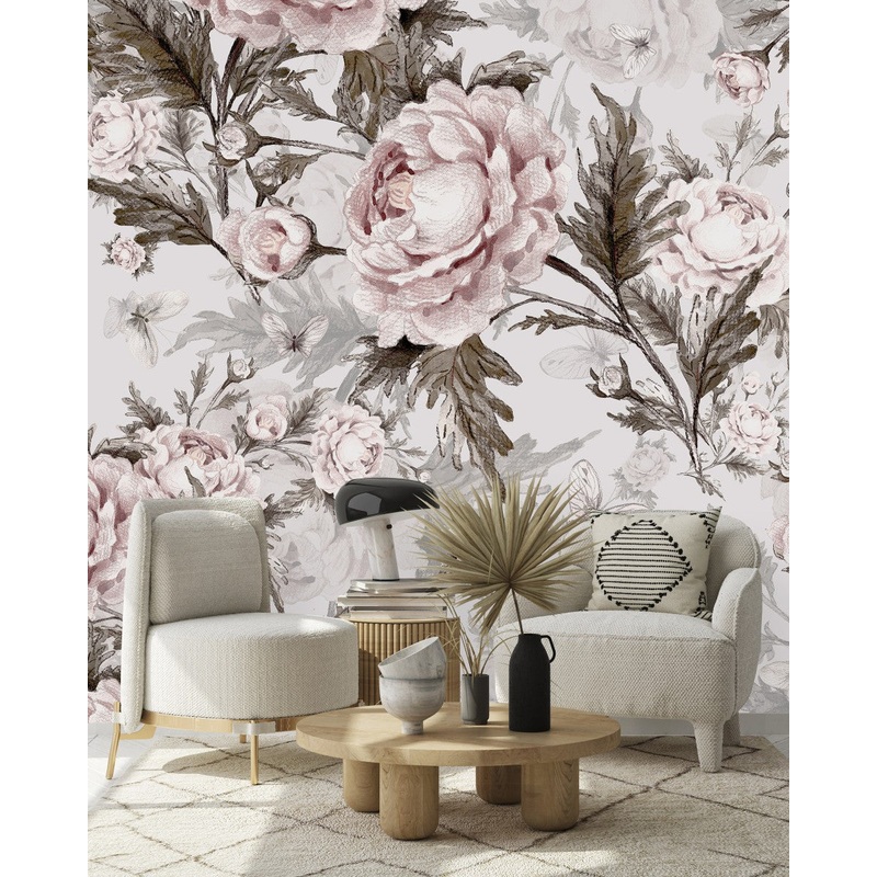 Vintage Floral Wallpaper