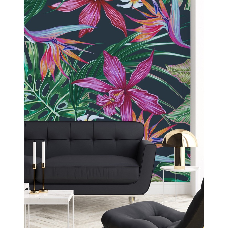 Voguish Exotic Plants Wallpaper Fashionable