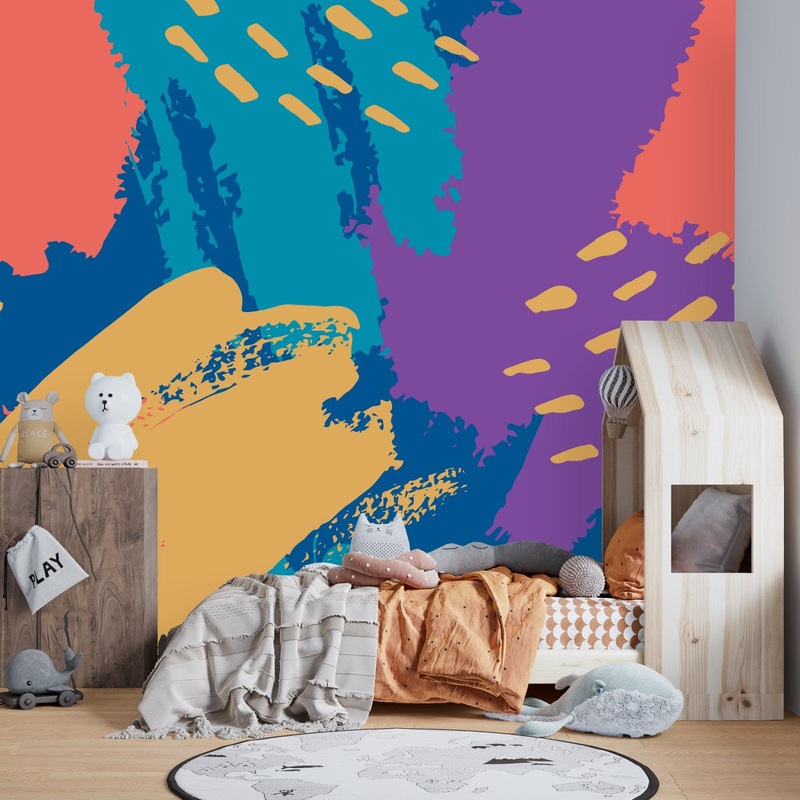 Brightly Abstract Pattern Wallpaper