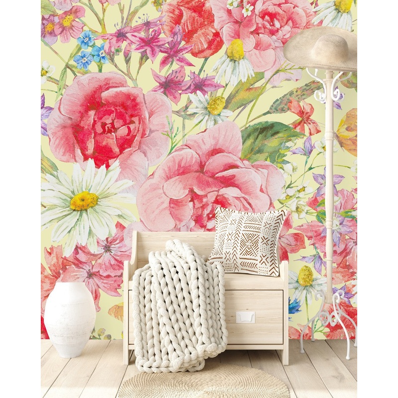 Summer Floral Wallpaper