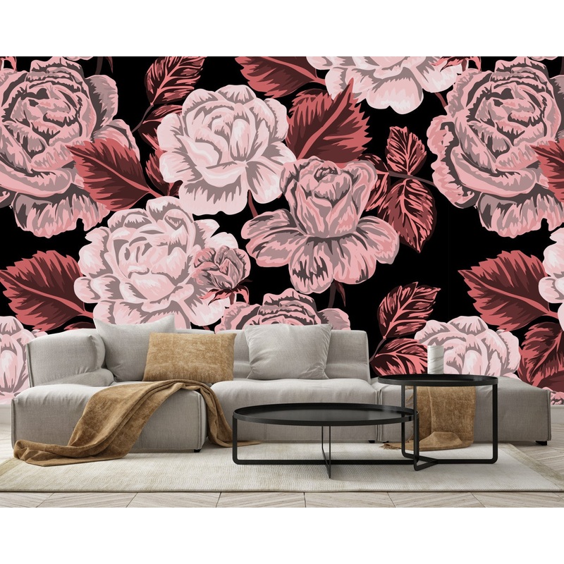 Vintage Floral Style Wallpaper