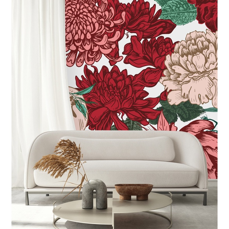 Voguish Floral Wallpaper Vogue