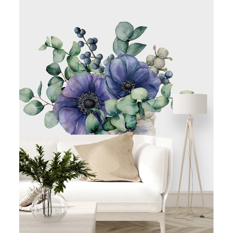 Bouquet of Purple Flowers Wallpaper