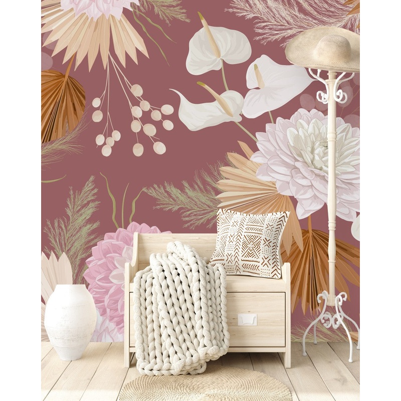 Pink Asters Wallpaper