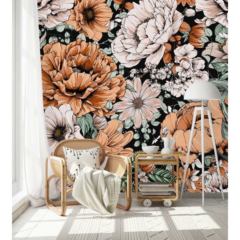 Stylish Floral Wallpaper Vogue