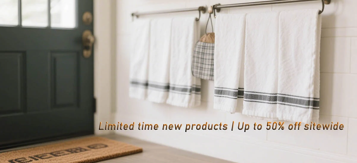 Kitchen Towels & Home Essentials | Durable Door Mats & Wall Decor
